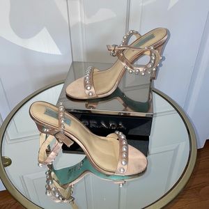 Betsey Johnson pearl heels